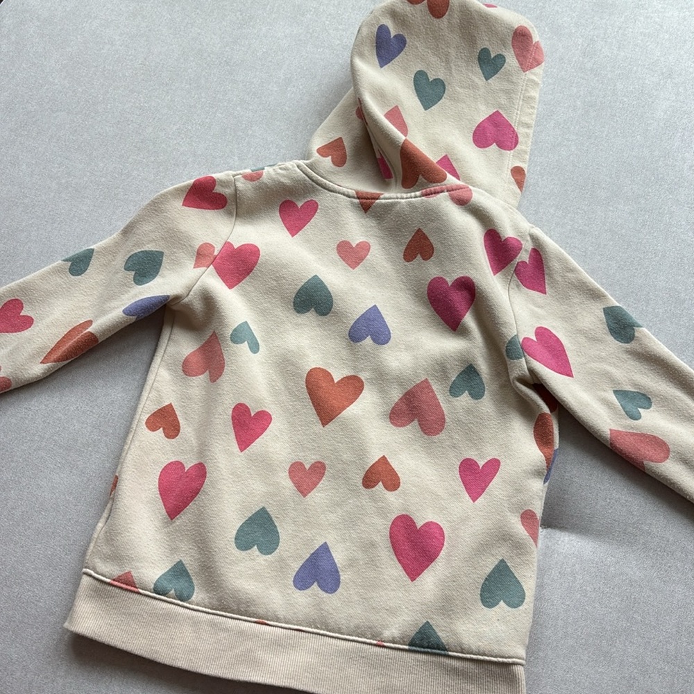 Cat & Jack cream zip up fleece - Picture 7 of 9